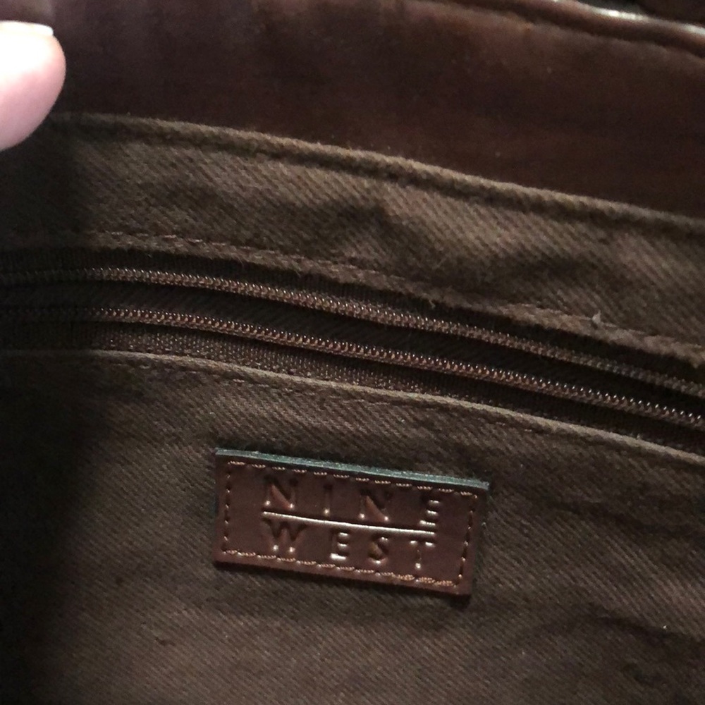 Minimalist Chic Y2K Coastal Grandmother Brown Woven Handbag - Picture 6 of 8